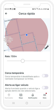 SampaFleet - Telas do App